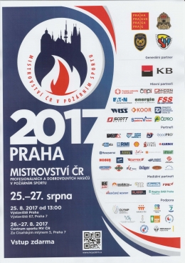 Plakát MČR v požárním sportu