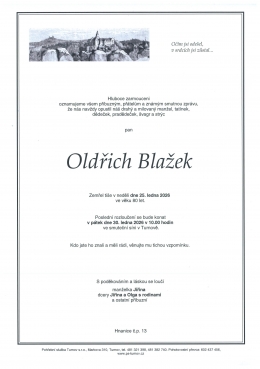 parte blažek oldřich