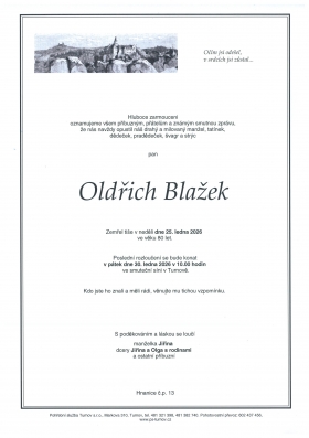 parte blažek oldřich